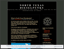 Tablet Screenshot of northtexasdieselpunks.wordpress.com