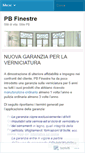 Mobile Screenshot of pbfinestre.wordpress.com