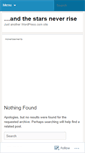 Mobile Screenshot of andthestarsneverrise.wordpress.com