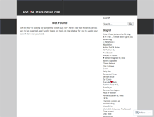 Tablet Screenshot of andthestarsneverrise.wordpress.com