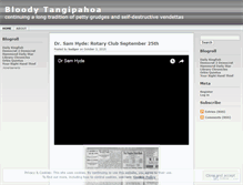 Tablet Screenshot of bloodytangipahoa.wordpress.com