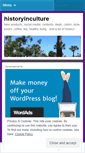 Mobile Screenshot of historyinculture.wordpress.com