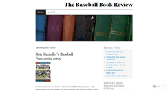 Desktop Screenshot of baseballbookreview.wordpress.com