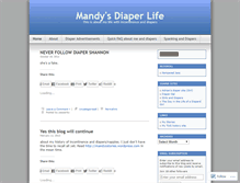 Tablet Screenshot of mandydiaperworld.wordpress.com