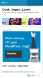Mobile Screenshot of cookingforaveganlover.wordpress.com