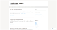 Desktop Screenshot of collectionfavorites.wordpress.com
