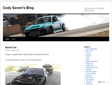 Tablet Screenshot of codysarem.wordpress.com