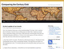 Tablet Screenshot of conqueringthecenturyclub.wordpress.com