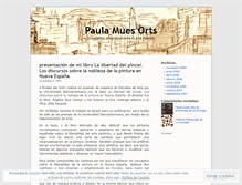 Tablet Screenshot of paulamues.wordpress.com