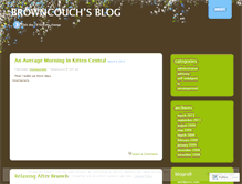 Tablet Screenshot of browncouch.wordpress.com