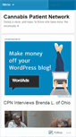 Mobile Screenshot of cannabispatientnet.wordpress.com