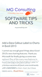 Mobile Screenshot of mgconsulting.wordpress.com