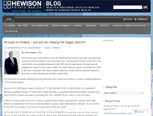 Tablet Screenshot of hewison.wordpress.com