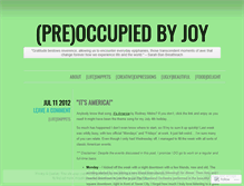 Tablet Screenshot of occupiedbyjoy.wordpress.com