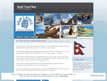 Tablet Screenshot of highlandernepal.wordpress.com