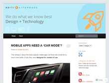 Tablet Screenshot of aditilitehouse.wordpress.com