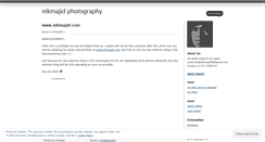 Desktop Screenshot of nikmajid.wordpress.com