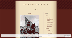 Desktop Screenshot of brianschilling.wordpress.com
