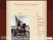 Tablet Screenshot of brianschilling.wordpress.com