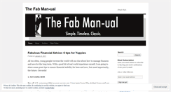 Desktop Screenshot of fabmanual.wordpress.com