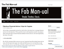 Tablet Screenshot of fabmanual.wordpress.com