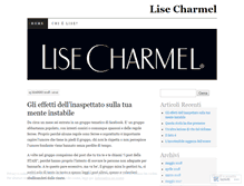 Tablet Screenshot of lisecharmel.wordpress.com