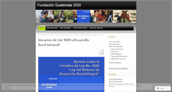 Desktop Screenshot of guatemala2020.wordpress.com