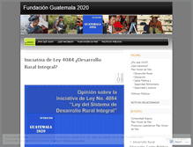 Tablet Screenshot of guatemala2020.wordpress.com