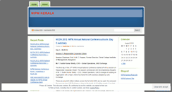 Desktop Screenshot of nipmkerala.wordpress.com