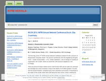 Tablet Screenshot of nipmkerala.wordpress.com