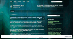 Desktop Screenshot of feedthechild.wordpress.com