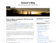 Tablet Screenshot of kraucer.wordpress.com