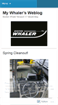 Mobile Screenshot of mywhaler.wordpress.com
