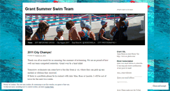 Desktop Screenshot of grantsummerswimteam.wordpress.com