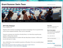 Tablet Screenshot of grantsummerswimteam.wordpress.com