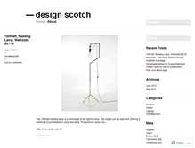 Tablet Screenshot of designscotch.wordpress.com
