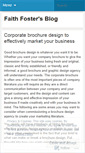 Mobile Screenshot of faithfoster.wordpress.com
