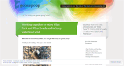 Desktop Screenshot of goosepoop.wordpress.com