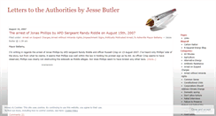 Desktop Screenshot of jbsletters.wordpress.com