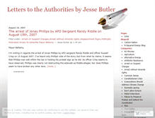 Tablet Screenshot of jbsletters.wordpress.com