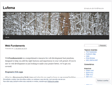 Tablet Screenshot of lufema.wordpress.com