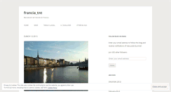 Desktop Screenshot of franciatnt.wordpress.com
