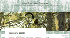 Desktop Screenshot of lemurconservationfoundation.wordpress.com