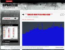 Tablet Screenshot of djpaulclub.wordpress.com