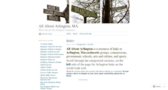 Desktop Screenshot of allaboutarlington.wordpress.com