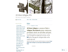 Tablet Screenshot of allaboutarlington.wordpress.com