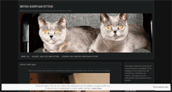 Desktop Screenshot of britishshorthair.wordpress.com