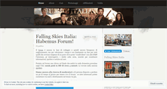 Desktop Screenshot of fallingskiesitalia.wordpress.com