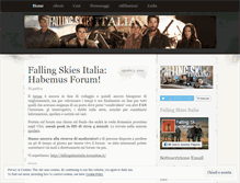 Tablet Screenshot of fallingskiesitalia.wordpress.com