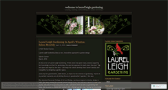 Desktop Screenshot of laurelleighgardening.wordpress.com